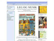 Tablet Screenshot of legogmusik.dk